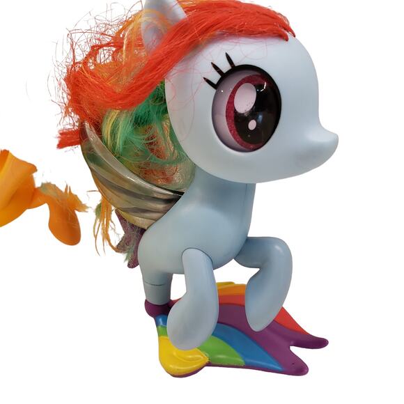 My Little Pony Mermaid Seapony Rainbow Dash Apple Jack Pony Bundle - Picture 7 of 11